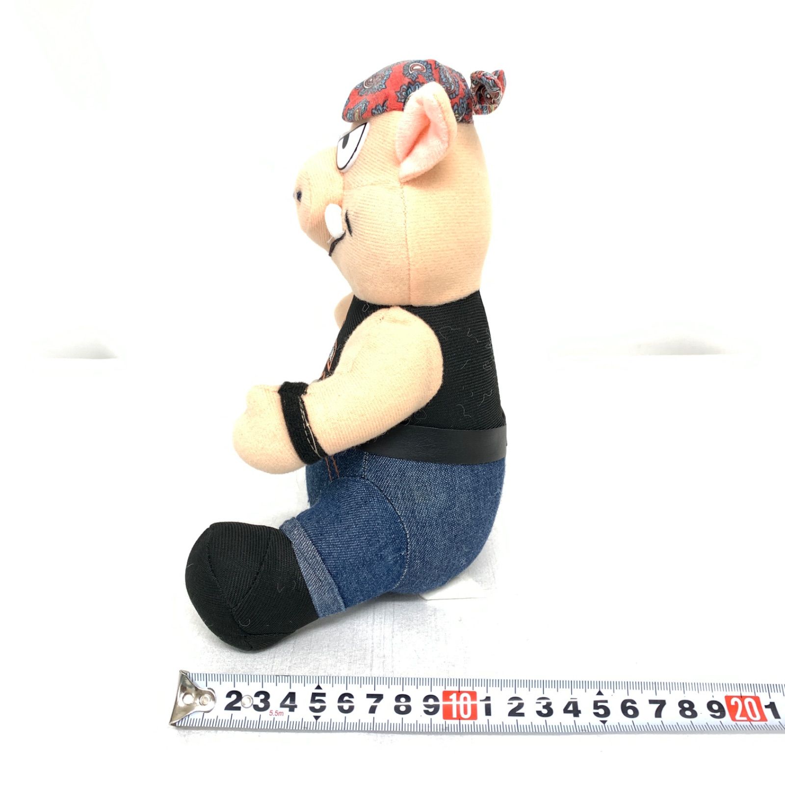 USED】ハーレーダビッドソン HARLEY DAVIDSON バイカーぬいぐるみ 豚 2