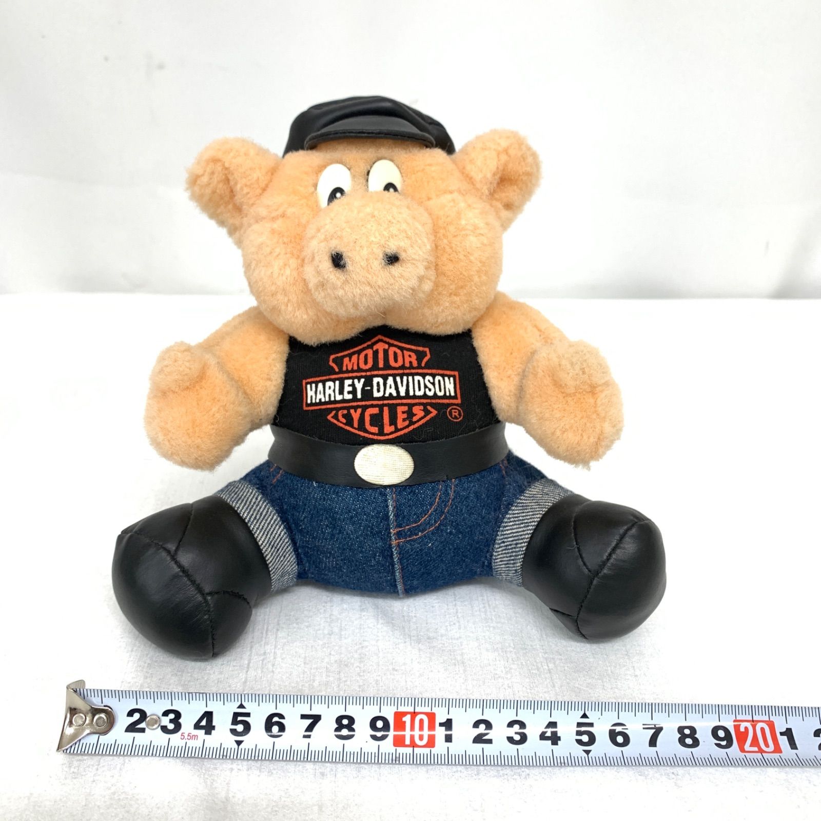 USED】ハーレーダビッドソン HARLEY DAVIDSON バイカーぬいぐるみ 豚 2