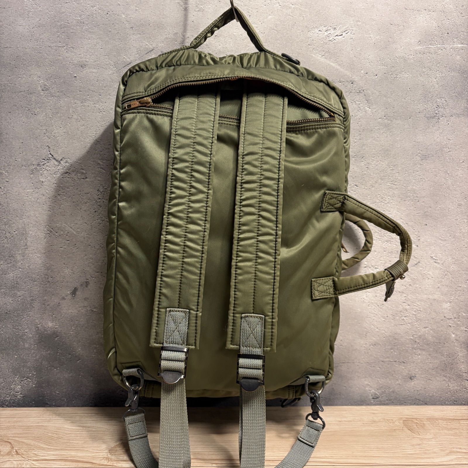 PORTER タンカー 3way リュック セージグリーン ビジネスバッグ 吉田
