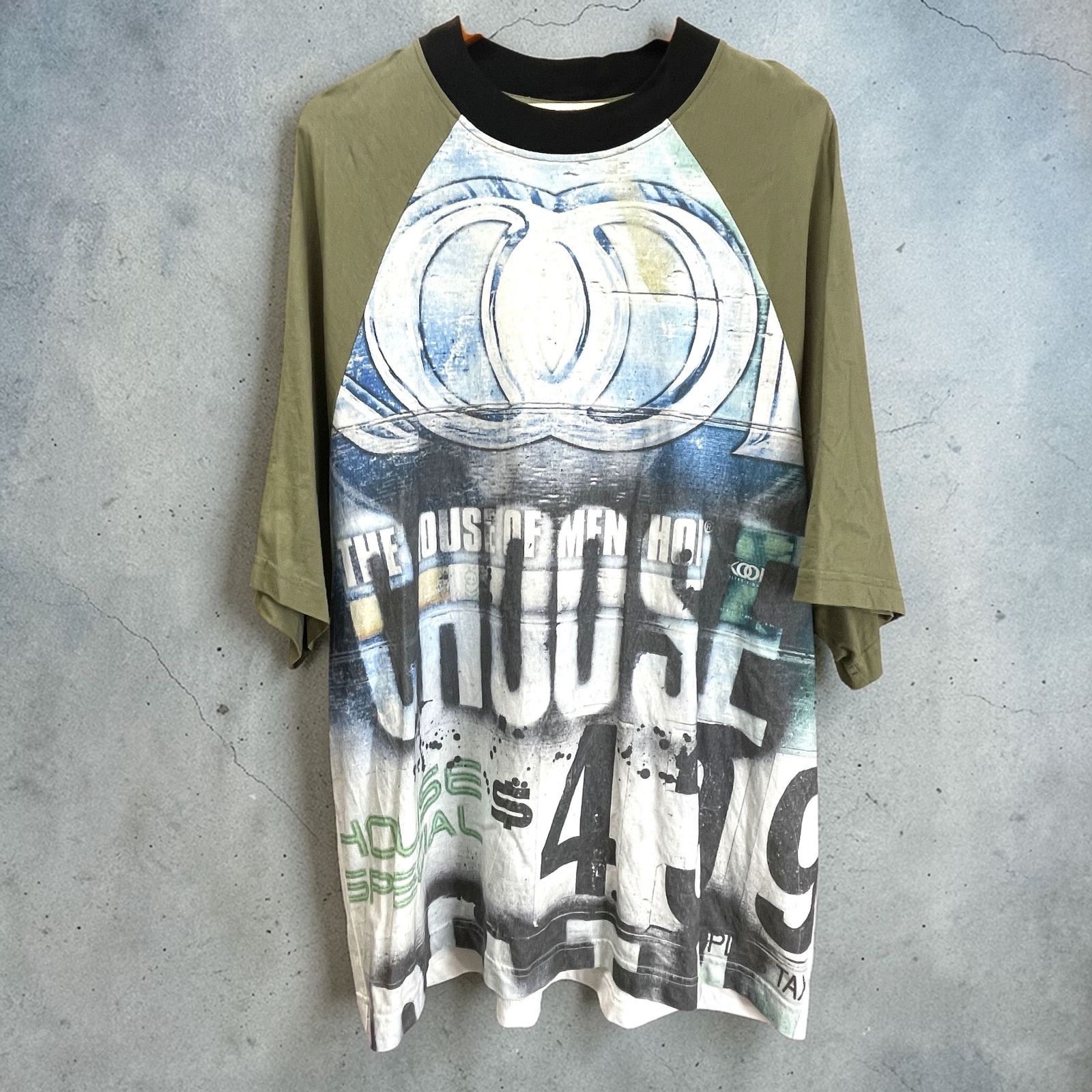 1017 ALYX 9SM アリクス グラフィックTシャツ メンズ バイカラー 