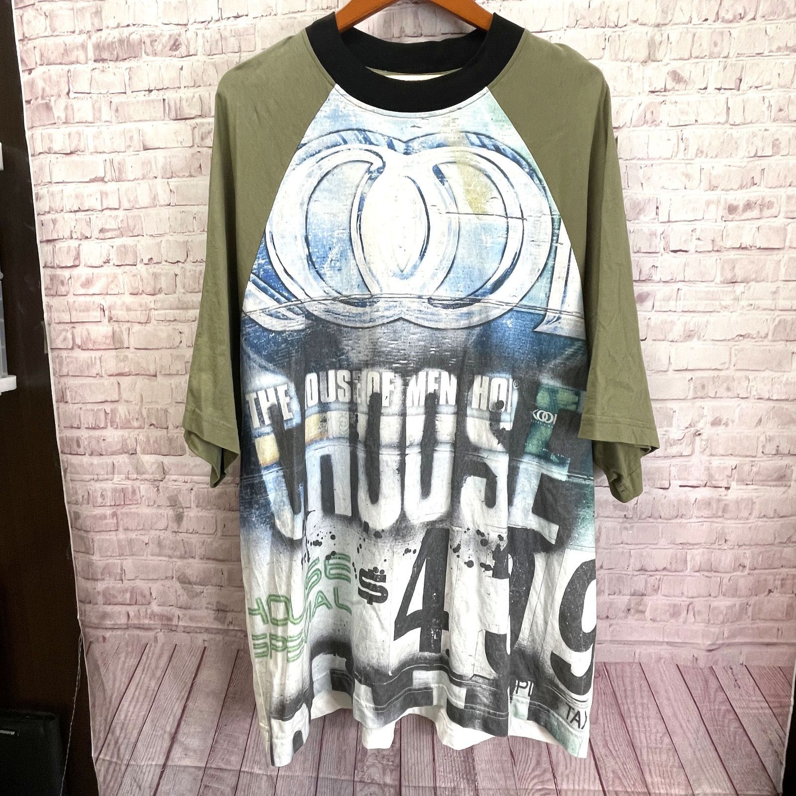 1017 ALYX 9SM アリクス グラフィックTシャツ メンズ バイカラー 