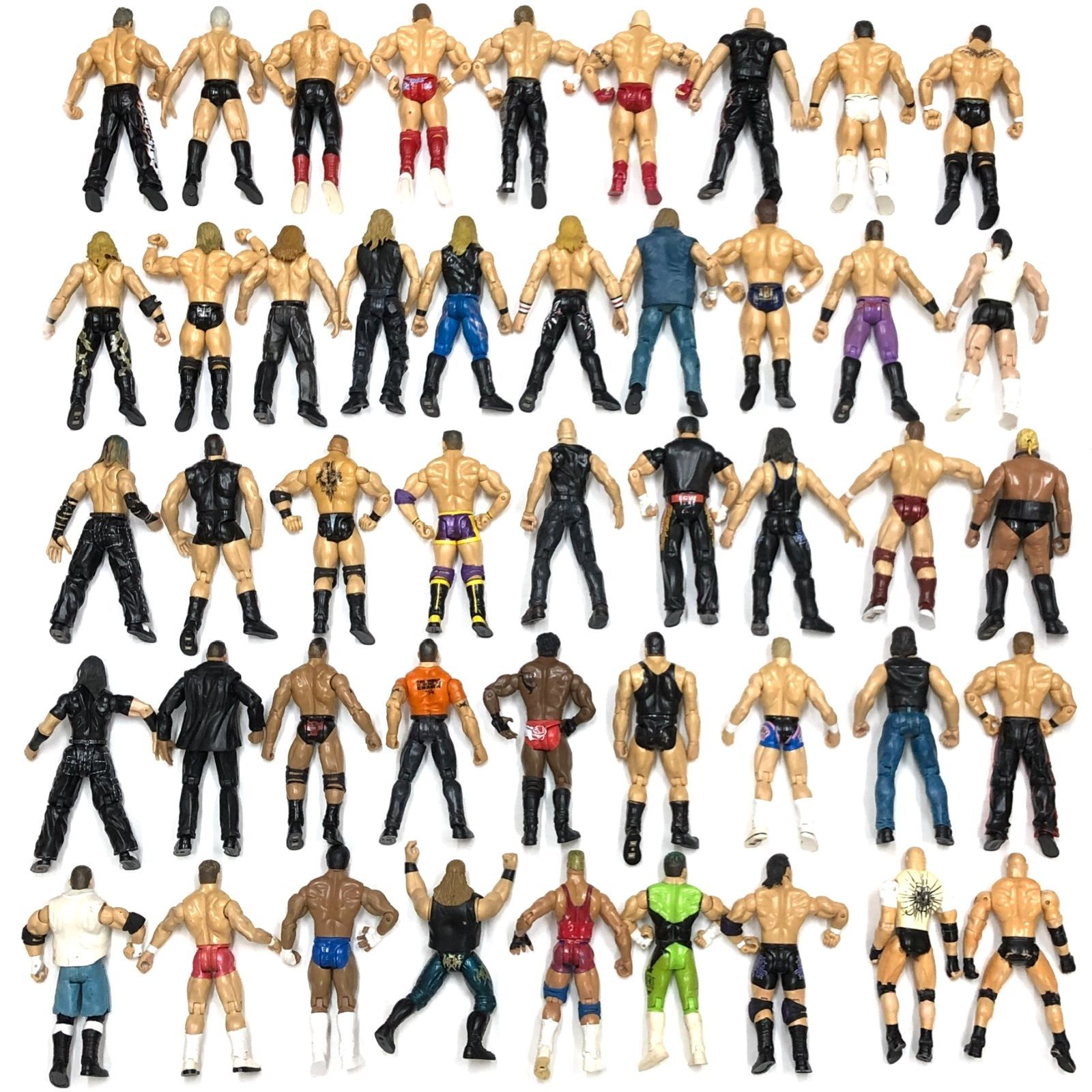 現状品】プロレス レスラー フィギュア WWE WWF 大量46体まとめセット