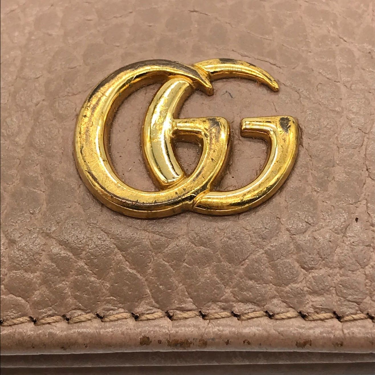 倉吉店】 中古 GUCCI | グッチ GGマーモント レザーカードケース
