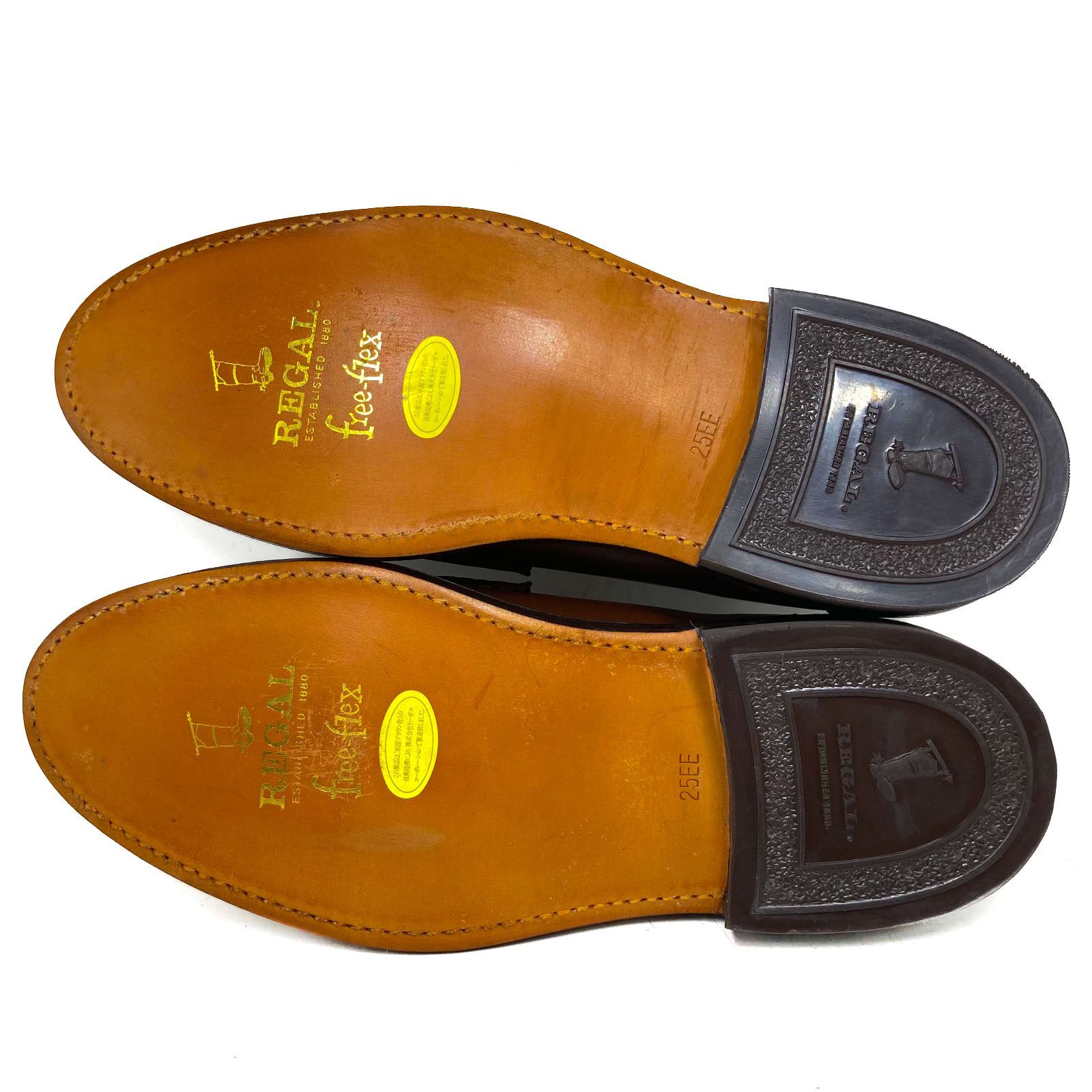 未使用・展示品】REGAL リーガル コインローファー ハーフサドル 