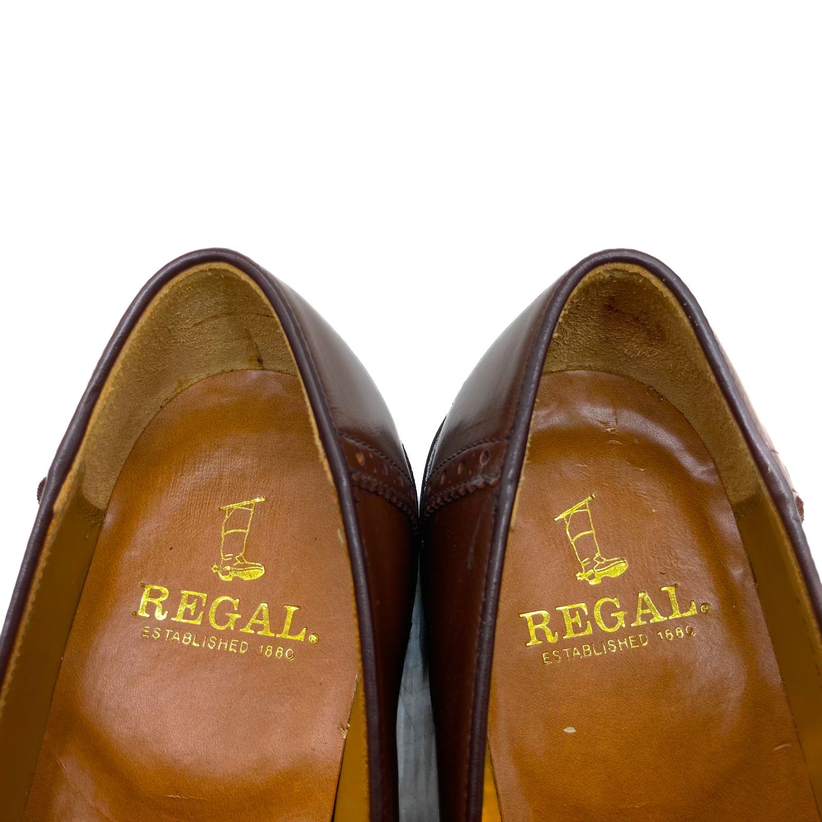 未使用・展示品】REGAL リーガル コインローファー ハーフサドル 