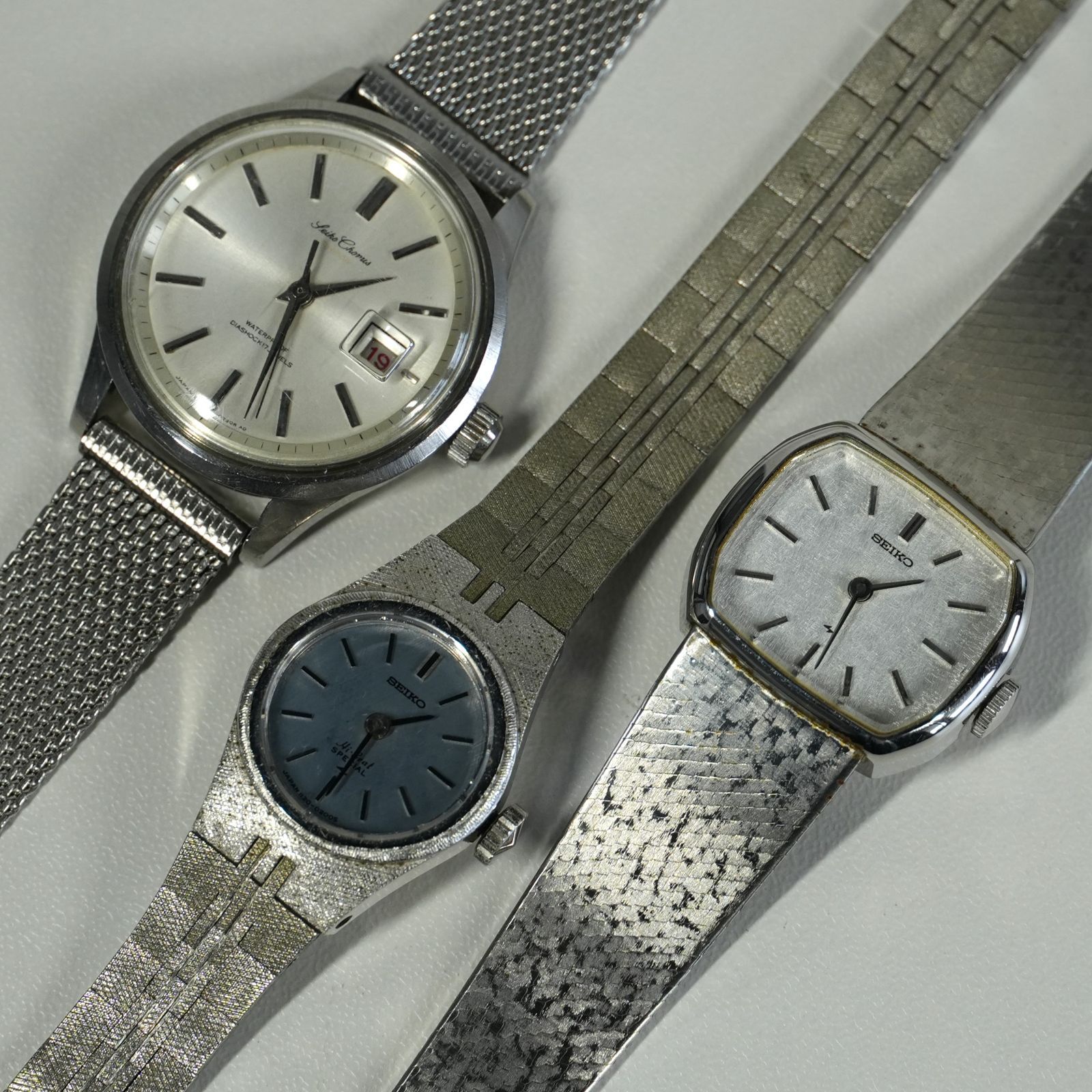 IM] 稼動品 ビンテージ SEIKO レディース 腕時計 3本セット 手巻き 