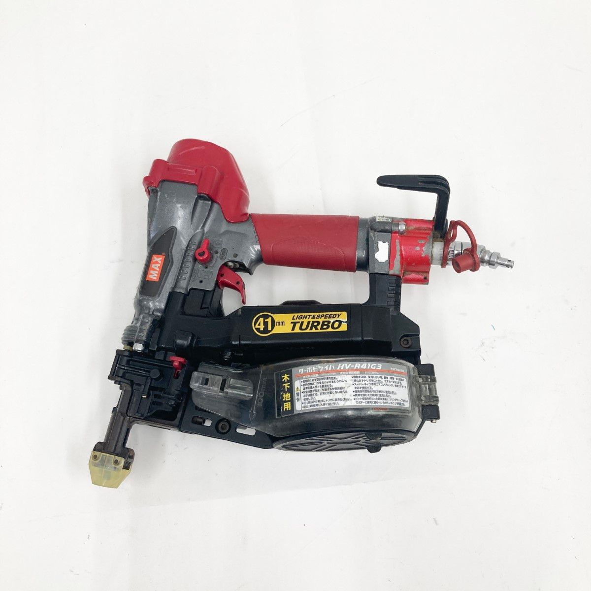 MAX マックス 高圧ターボドライバ ねじ打機 HV-R41G3 レッド - メルカリ