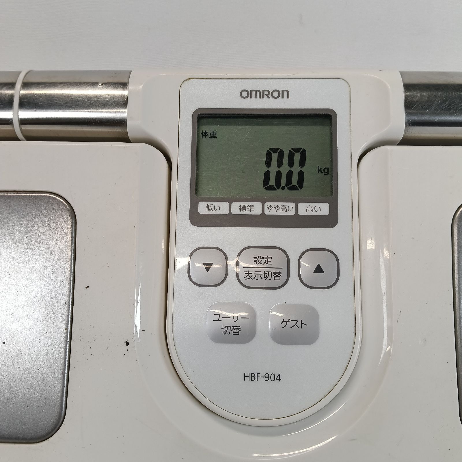 動作品 オムロン (OMRON) 体重体組成計 カラダスキャン HBF-904 両手 