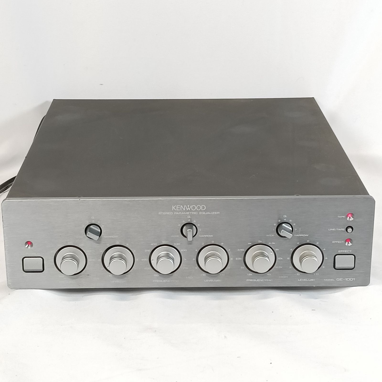名機　KENWOOD（ケンウッド）GE-1001 パラメトリックイコライザー K's 　通電確認済み（動作未確認）