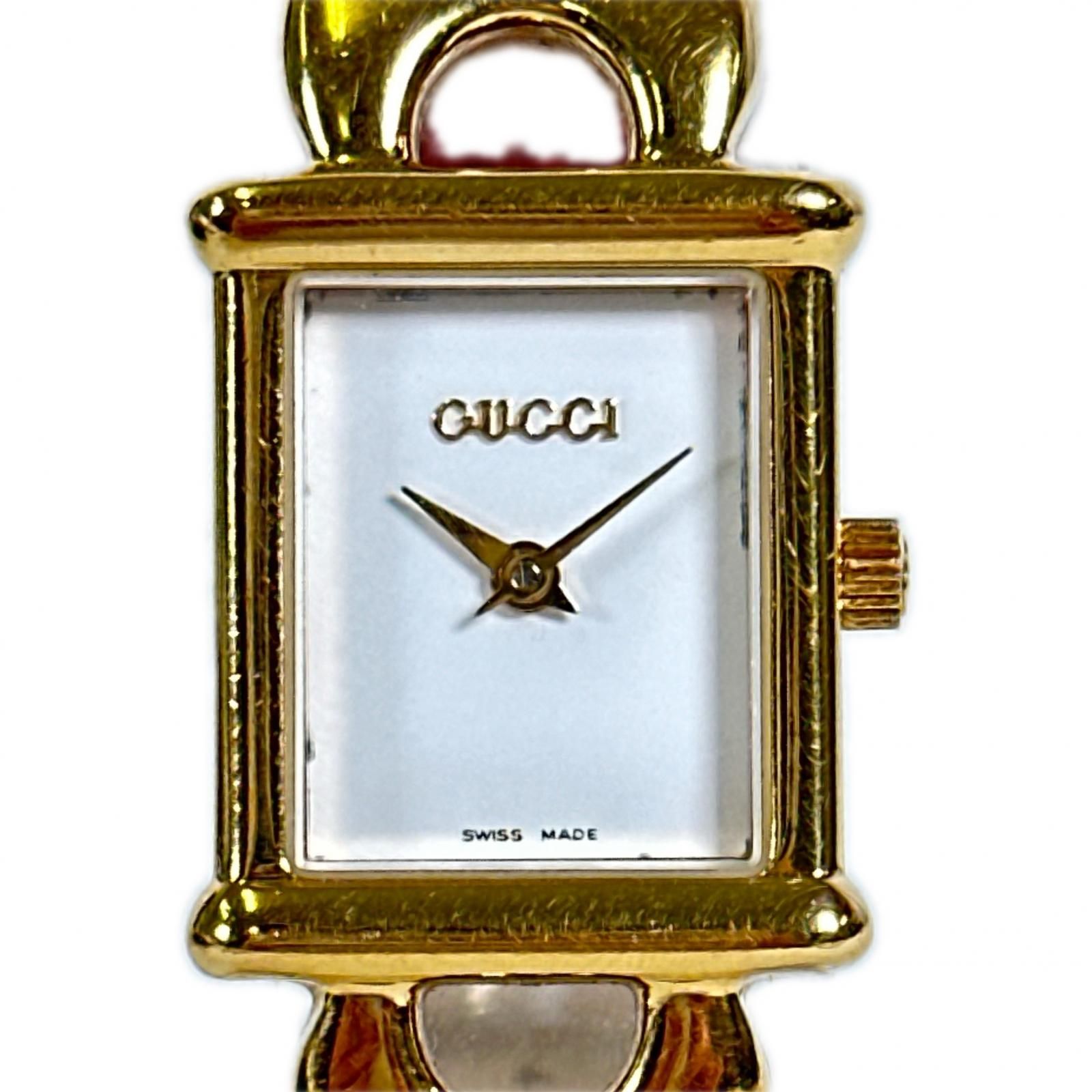正常可動 GUCCI グッチ 1800L 腕時計 チェンジベルト チェンジバンド 