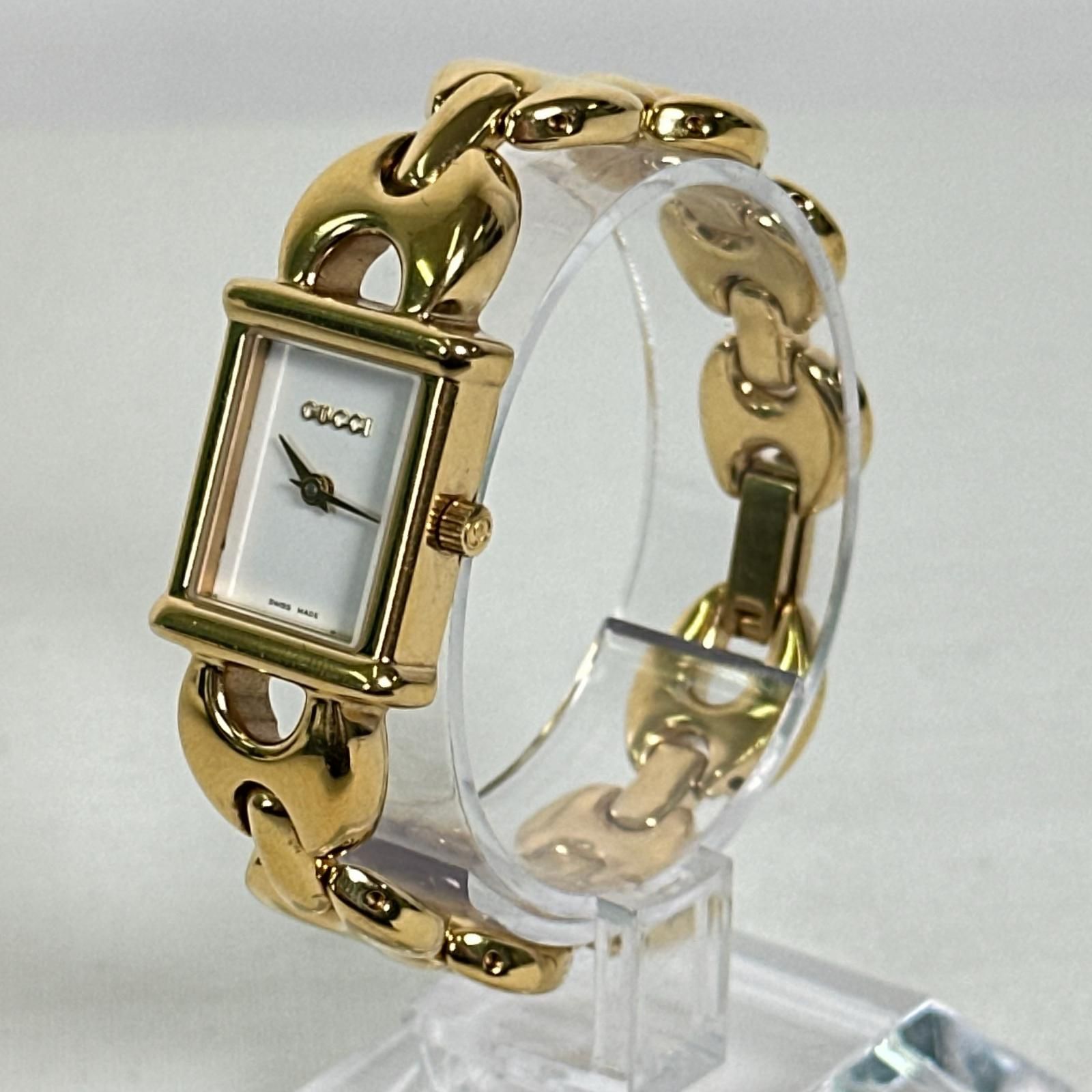 正常可動 GUCCI グッチ 1800L 腕時計 チェンジベルト チェンジバンド