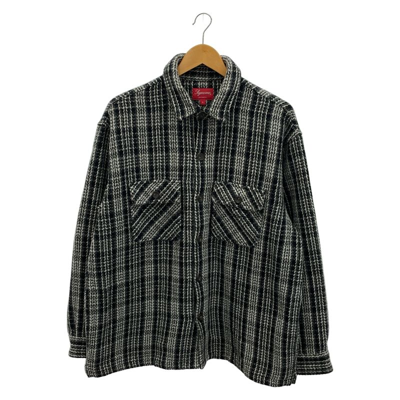 中古】Supreme Heavy Flannel Shirt L ブラック シュプリーム[10