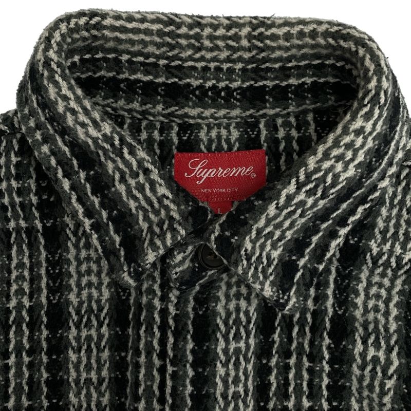 中古】Supreme Heavy Flannel Shirt L ブラック シュプリーム[10