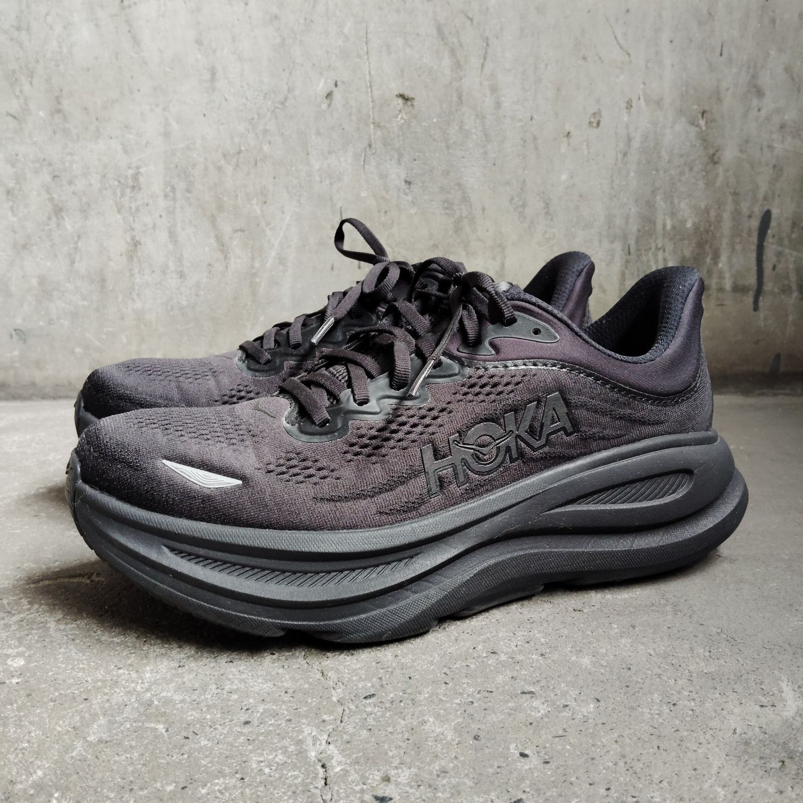 HOKA BONDI 9 BLACK 26.5cm ホカ ボンダイ9 ブラック - メルカリ
