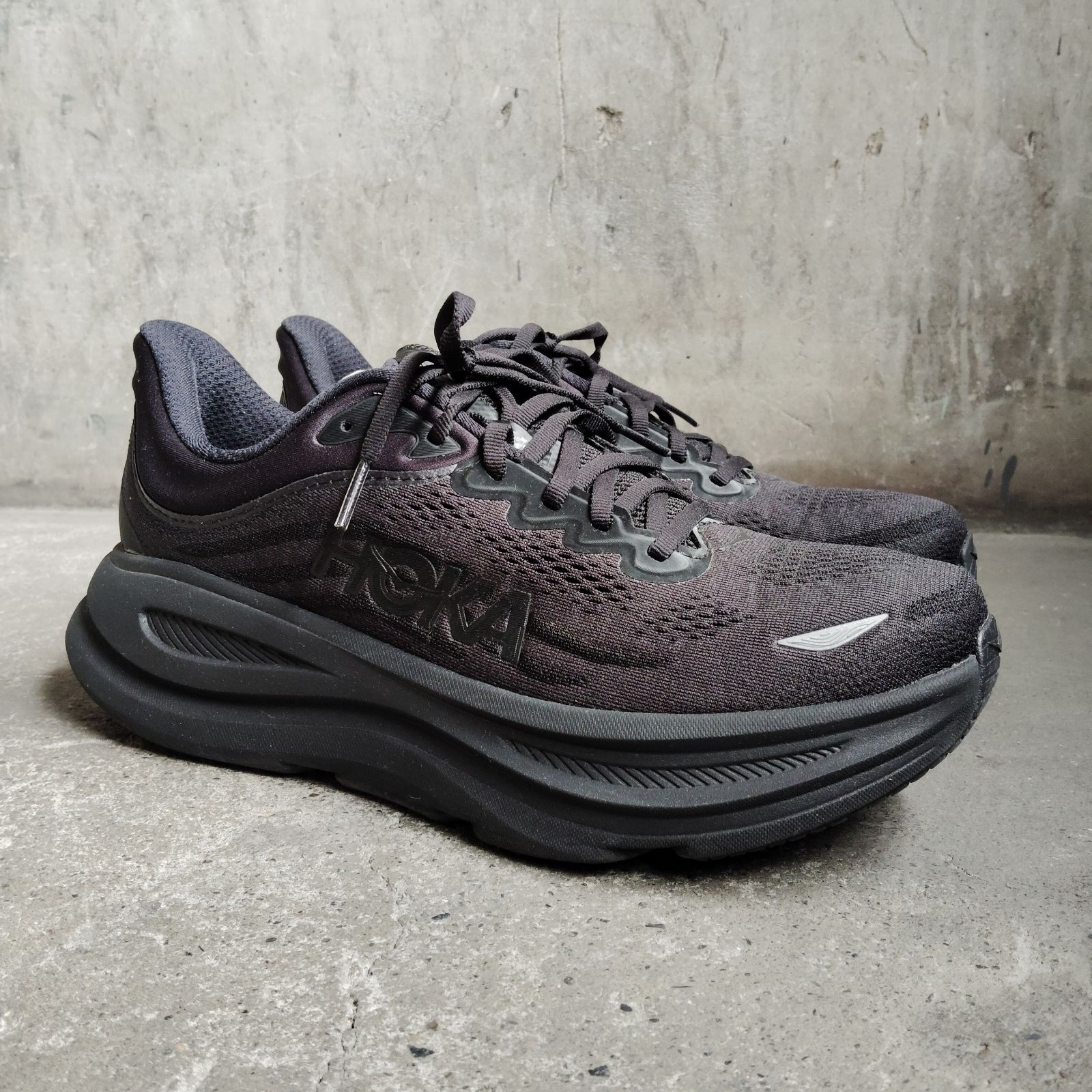 HOKA BONDI 9 BLACK 26.5cm ホカ ボンダイ9 ブラック - メルカリ