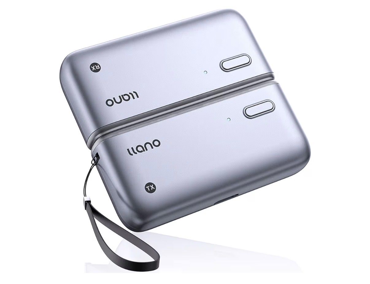 「2025年新登場 世界最小クラス」llano ワイヤレスhdmi 無線 送受信機セット 最大50m無線伝送 日本技適認証取得 1080P/2.4G/5G超低遅延 音画同期 ミラー＆拡張モード搭載 Type-C充電対応 WIFI&設定不要 Type-C