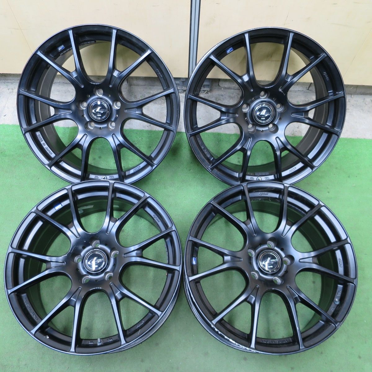 送料無料] 4本価格☆LEONIS NAVIA 02 AMF weds 18インチ ホイール 