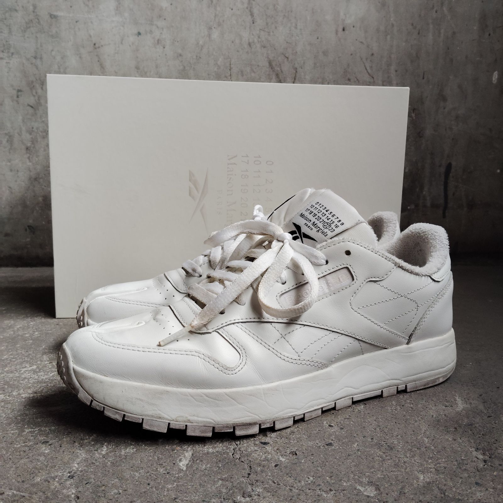 Maison Margiela × Reebok Classic Leather Tabi White 26cm メゾン