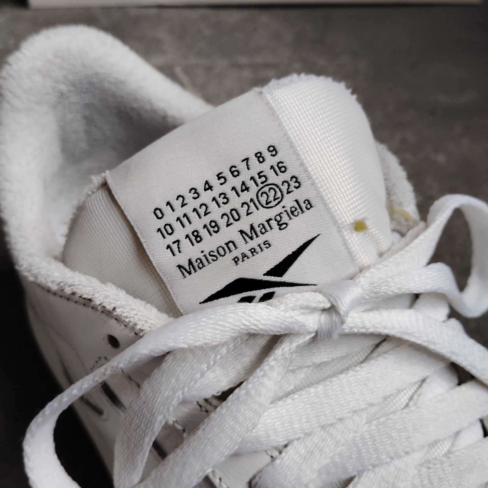 Maison Margiela × Reebok Classic Leather Tabi White 26cm メゾン
