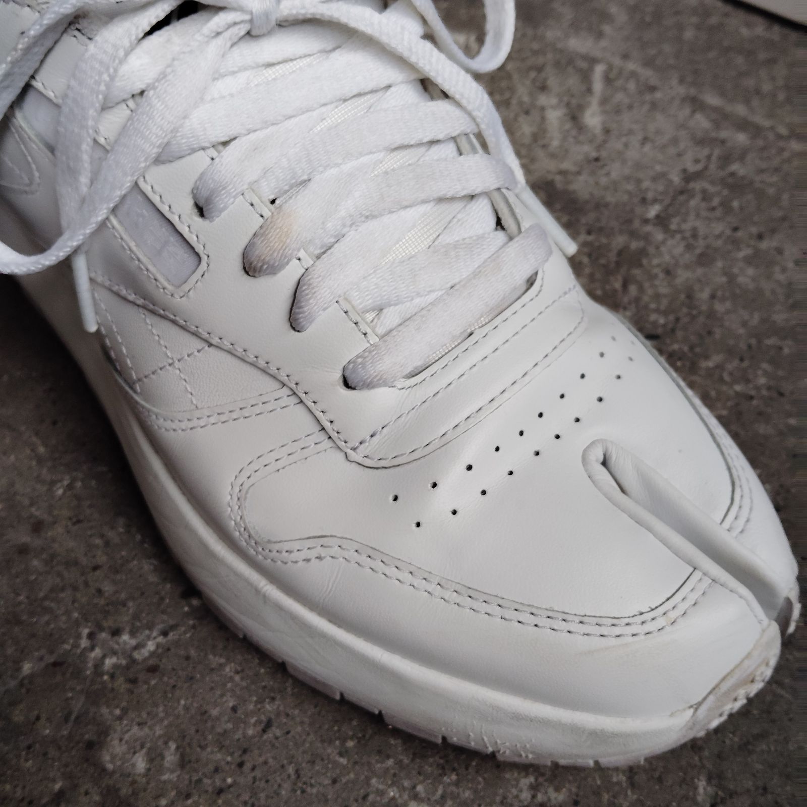 Maison Margiela × Reebok Classic Leather Tabi White 26cm メゾン