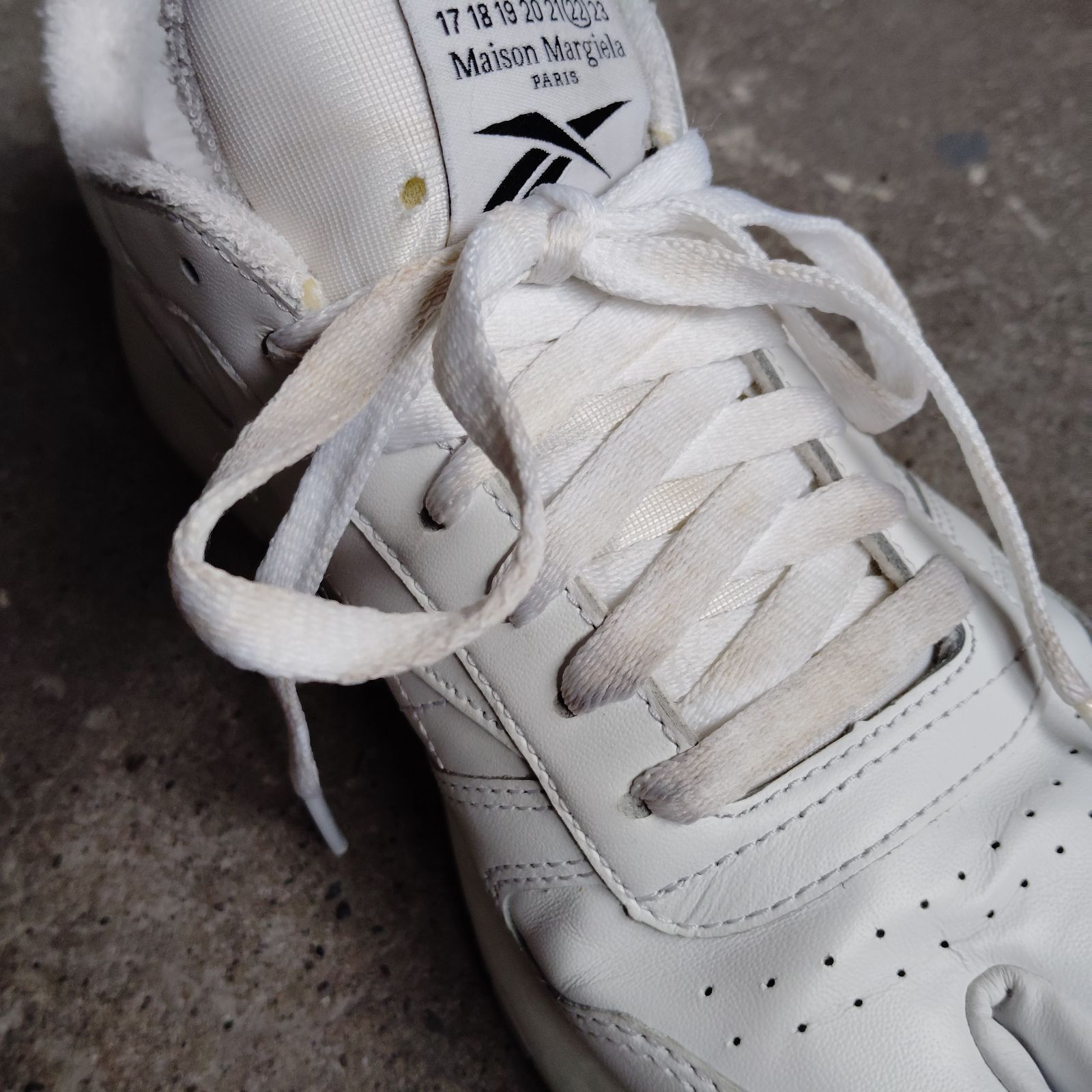 Maison Margiela × Reebok Classic Leather Tabi White 26cm メゾン