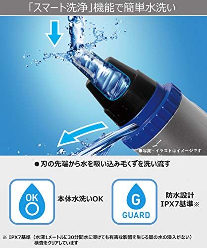 パナソニック 鼻毛カッター エチケットカッター メンズ 眉毛 ヒゲ 水洗い ER-GN31-K　美品　おすすめ