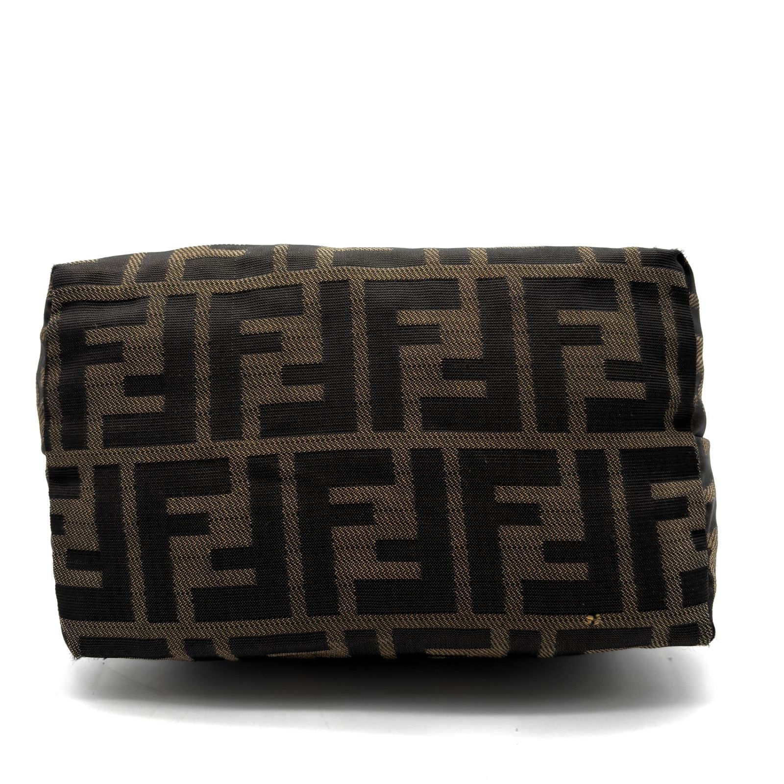 FENDI フェンディ ズッカ柄 ポーチ バニティ バッグ FFロゴ キャンバス 
