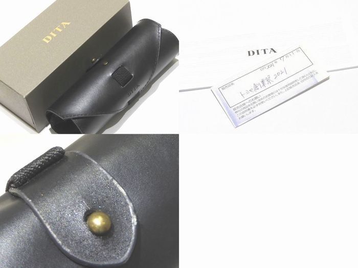 DITA ディータ サングラス ☆ KADER DTS705-A-01AF ブラック セルフレーム ゴールド金具 メンズ レディース アイウェア ▼8C DITA ディータ サングラス ☆ KADER DTS705-A-01AF ブラック セル