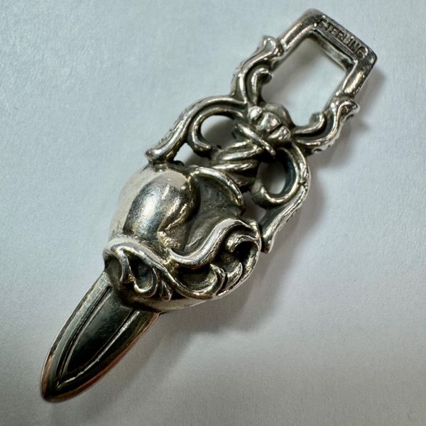 CHROME HEARTS ダガー ペンダント トップ CHROME HEARTS/クロムハーツ DAGGER HEART/ダガーハート ペンダント