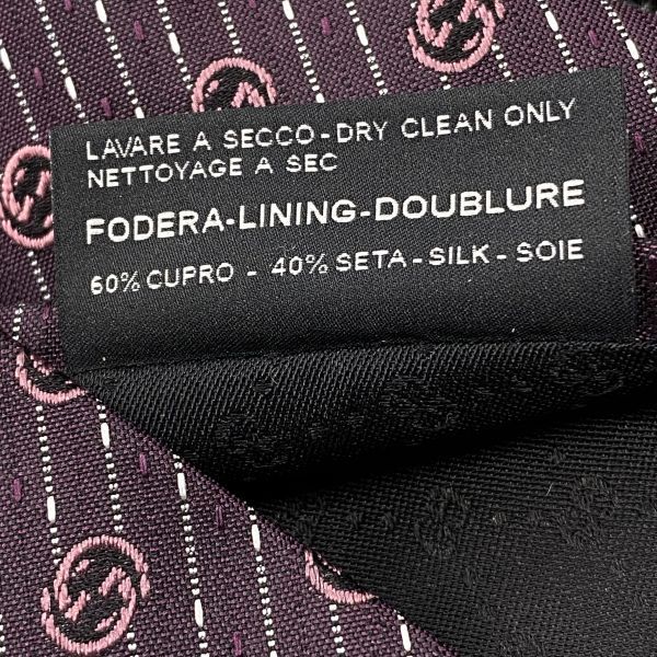 ○ グッチ GUCCI ネクタイ インターロッキングG モノグラム 総柄