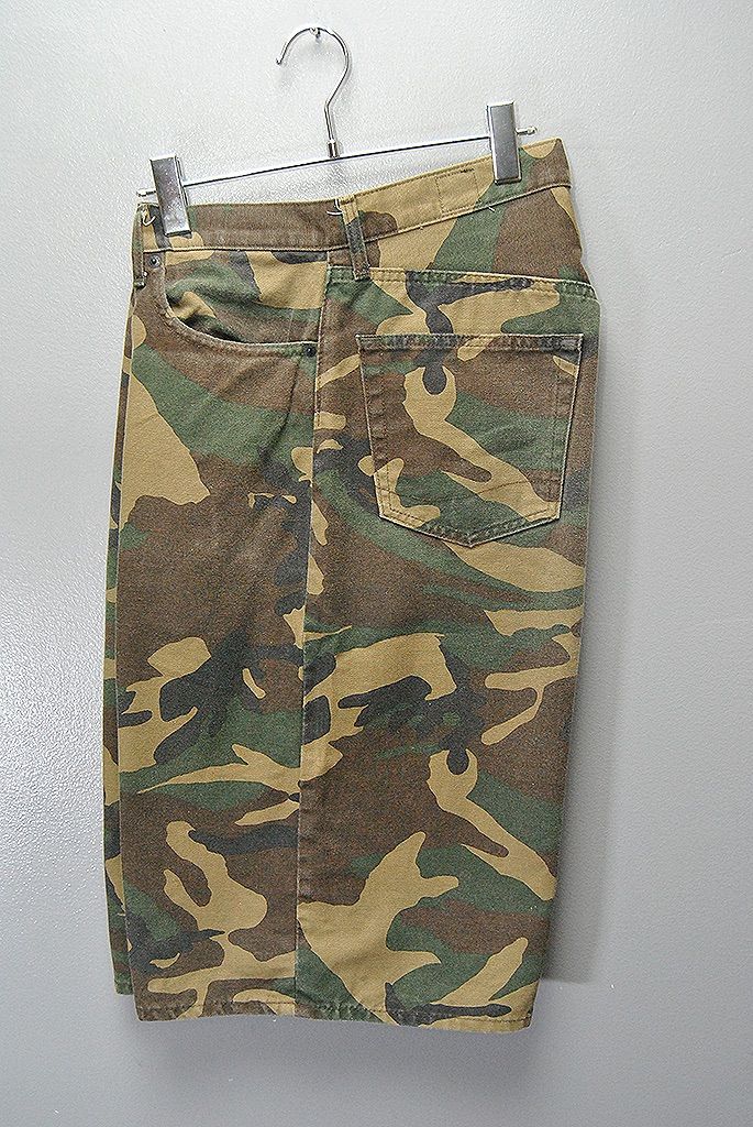 orSlow × BEAMS “100 Super Dad” Woodland Camo Short Pants