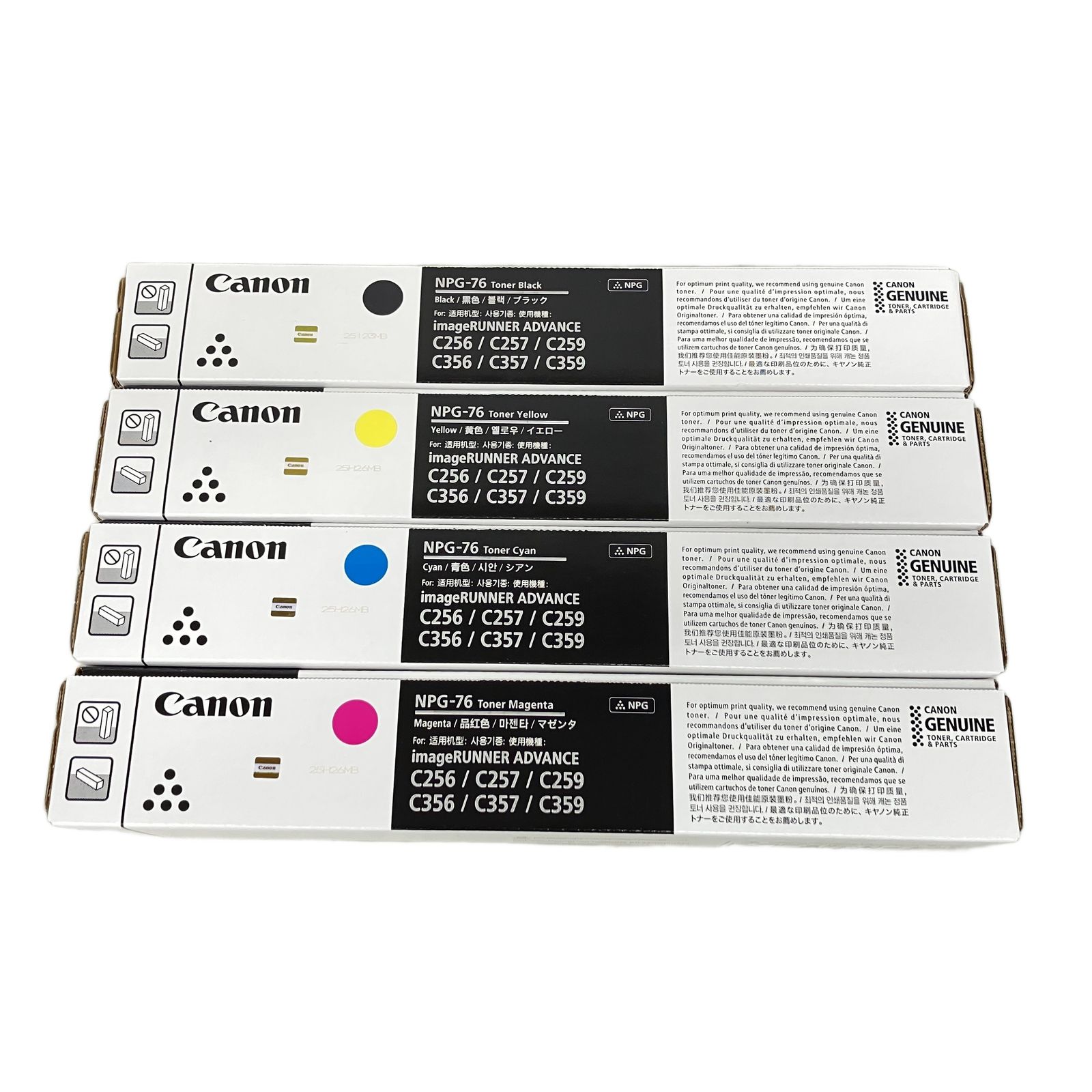 CANON NPG-76 シアン マゼンタ イエロー ブラック 純正トナー CANON NPG-76 シアン マゼンタ イエロー ブラック 純正トナー