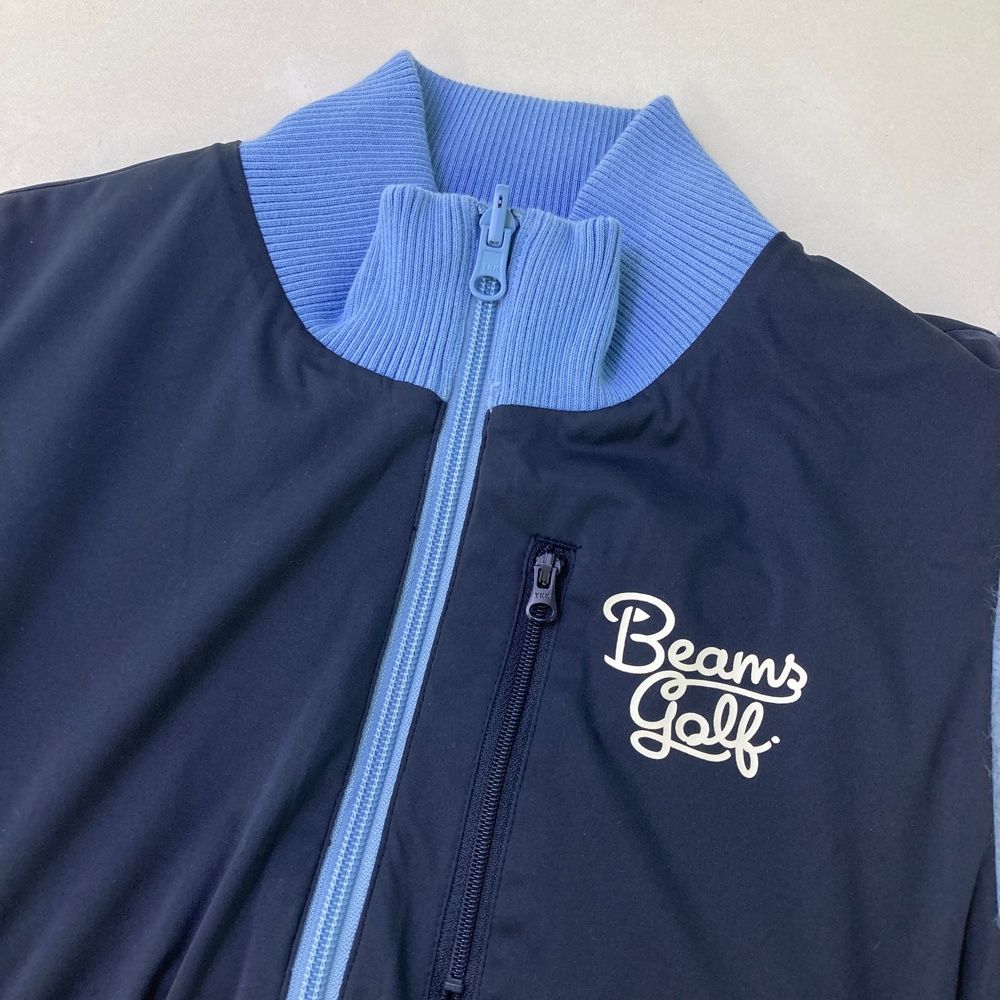 サイズ：M BEAMS GOLF ビームスゴルフ リバーシブル ボア 中綿ベスト