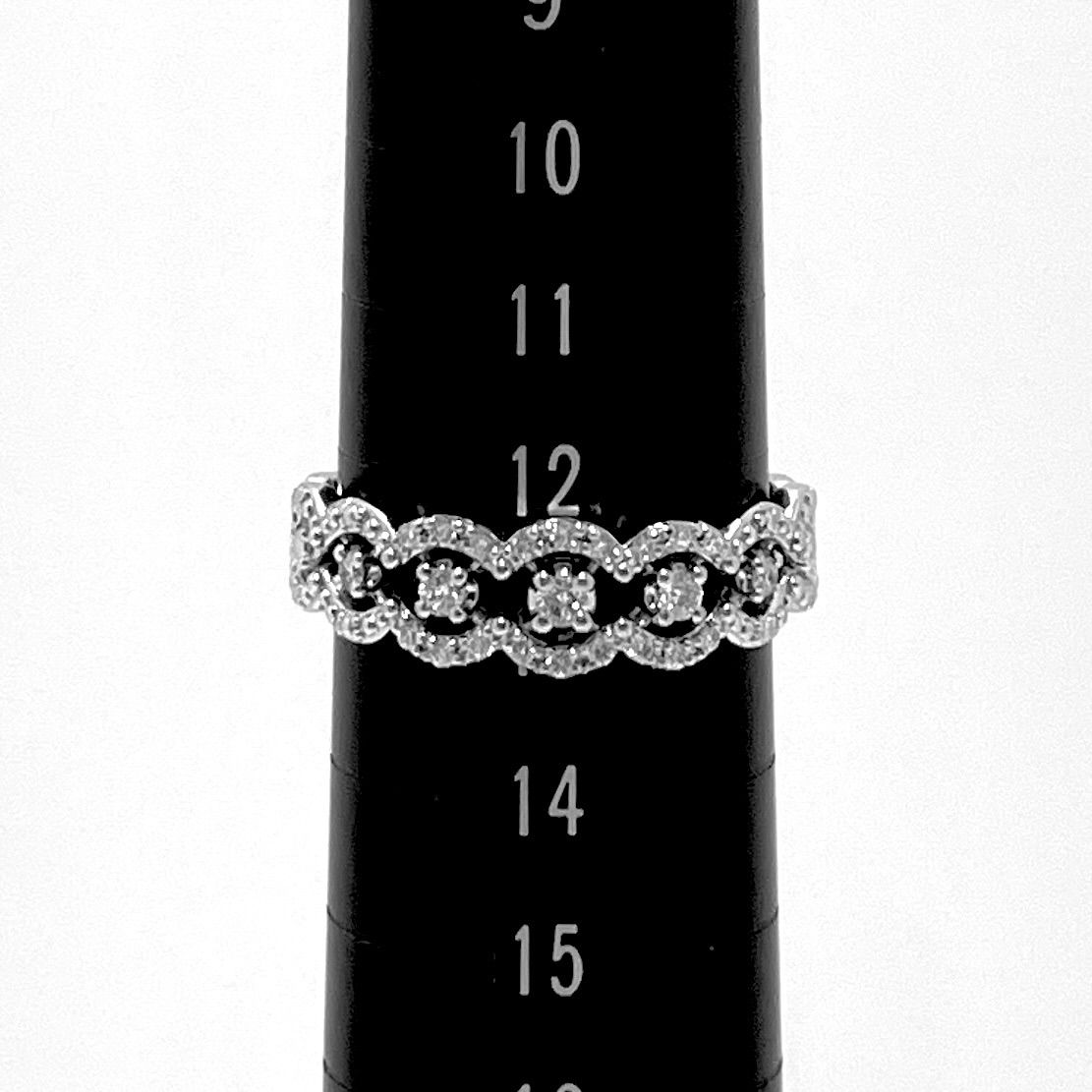 VENDOME AOYAMA / ヴァンドーム青山 ダイヤリング Pt950 0.18ct 12.5号