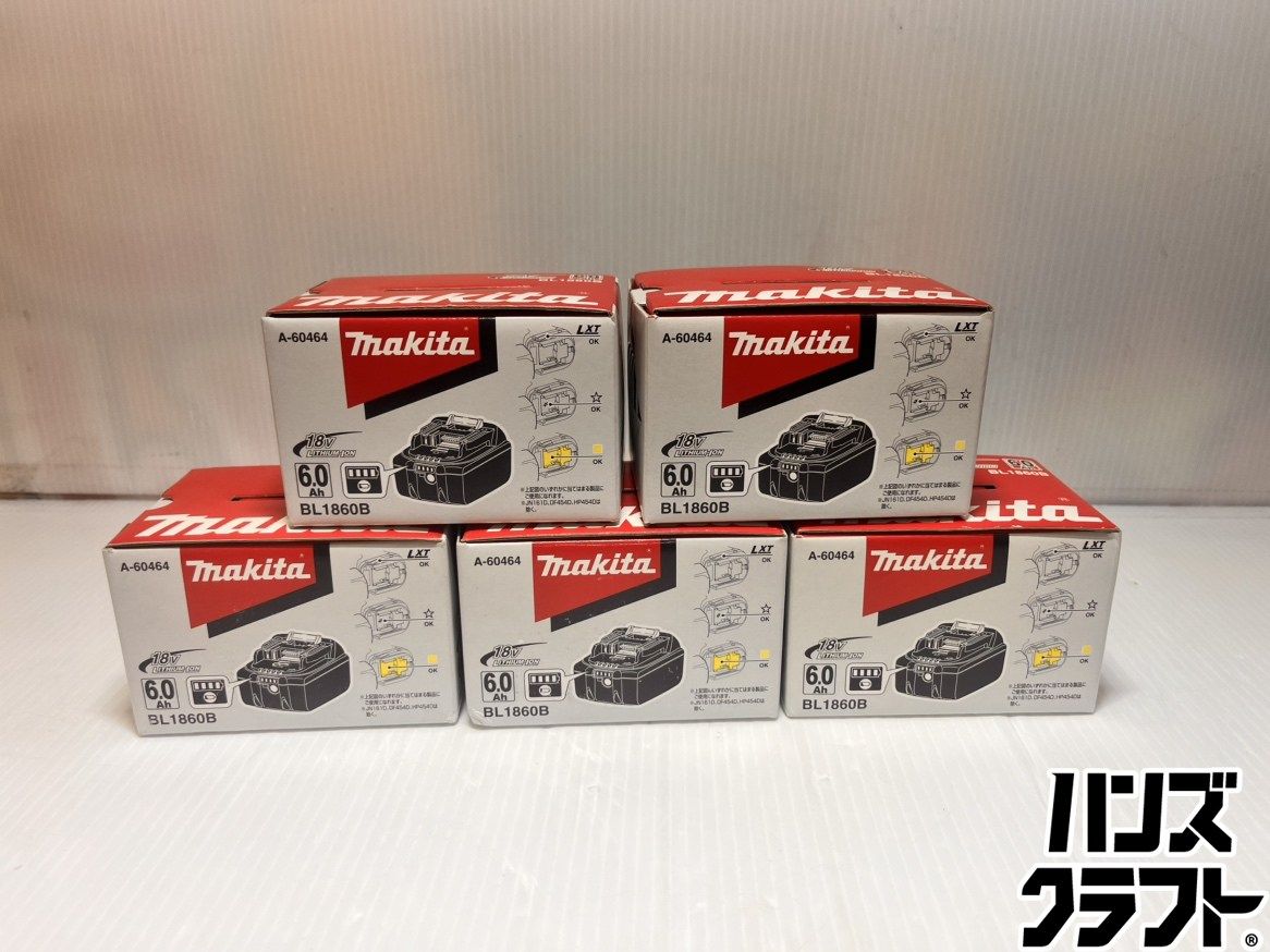未使用◇マキタ BL1860B A-60470 18V 6.0Ah スライド式 リチウムイオン
