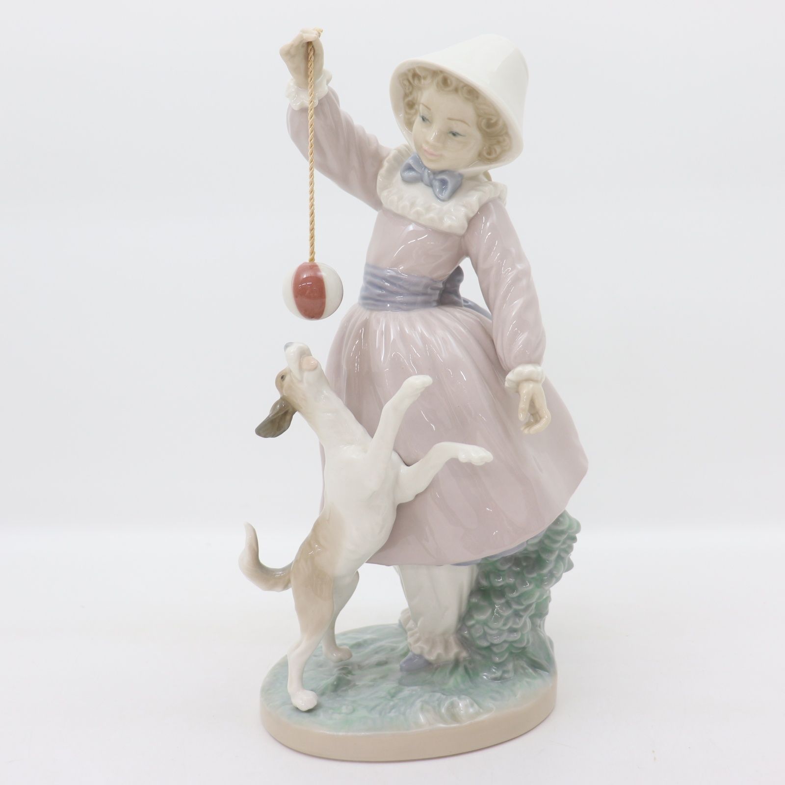 LLADRO 少女と犬の置物 【公式通販】