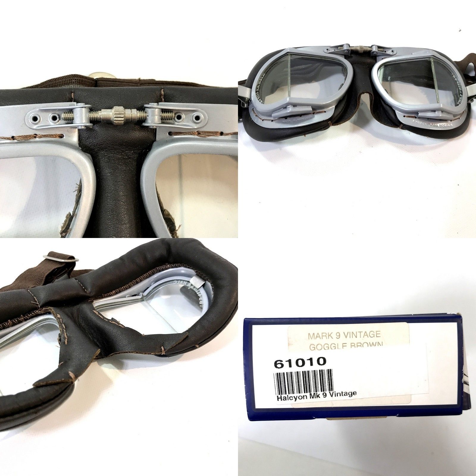 HALCYON ハルシオン GOGGLE MARK9 VINTAGE ブラウン ゴーグル HALCYON ハルシオン GOGGLE MARK9 VINTAGE ブラウン ゴーグル