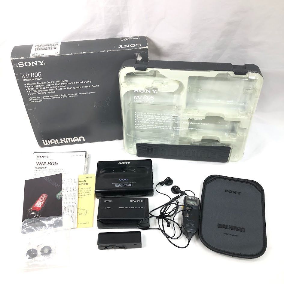 SONY ソニー WALKMAN WM-805 カセットプレーヤー ジャンク ジャンク】SONY ウォークマン ワイヤレスカセットプレーヤー/WM-805