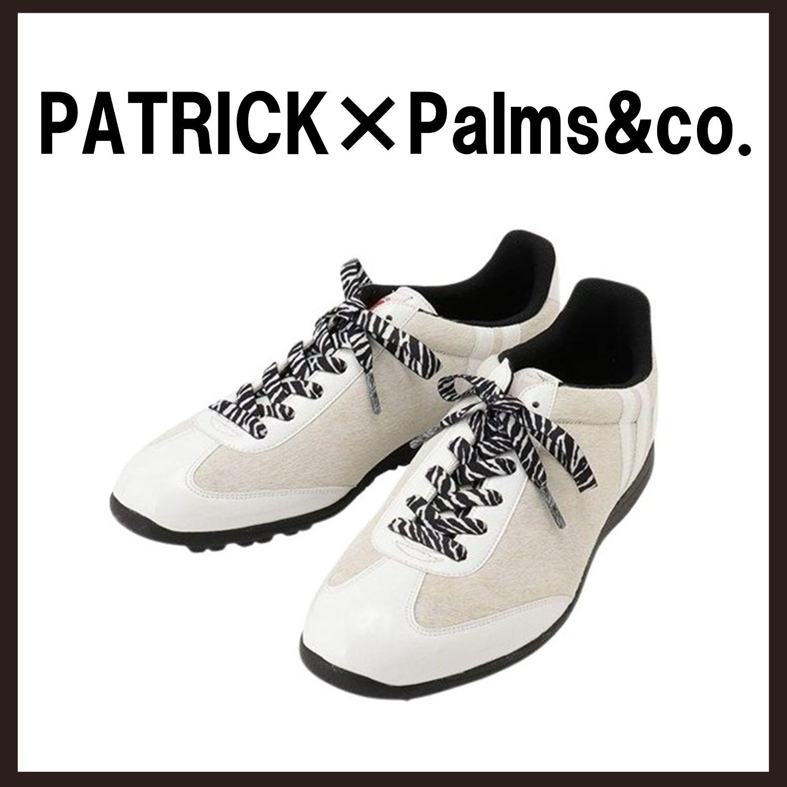 新品未使用 PATRICK×Palms&co. ゴルフシューズ ホワイト 27cm - メルカリ