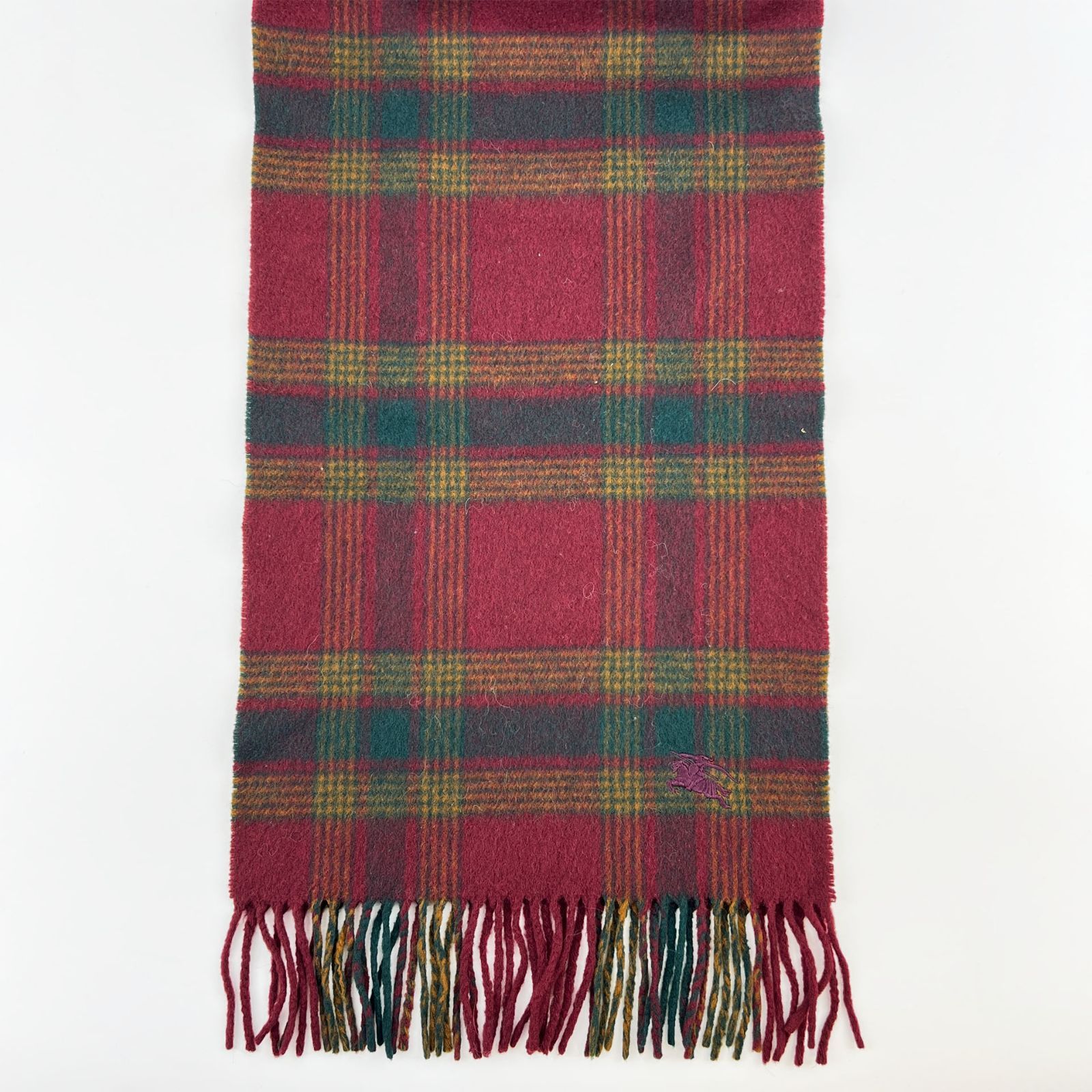 BURBERRY バーバリー ノバチェック マフラー カシミヤ マルチカラー