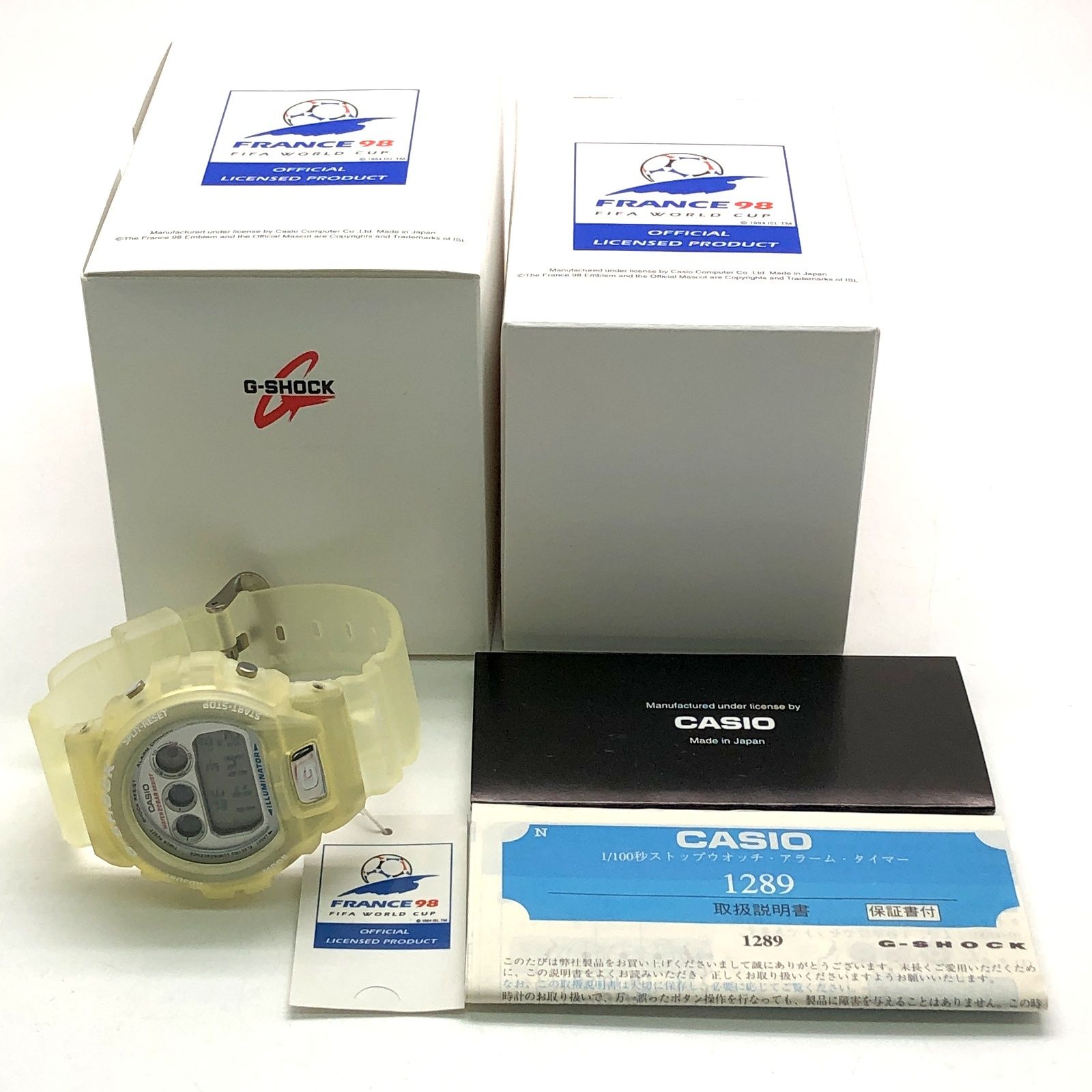 G-SHOCK ジーショック DW-6900WF-7T FIFA WORLD CUP FRANCE 98 公式