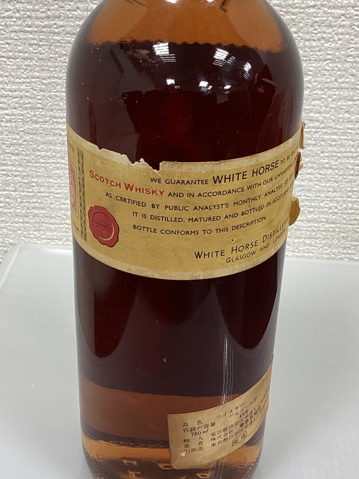 希少古酒 ホワイトホース 760ml 43% 特級 スコッチウイスキー - メルカリ