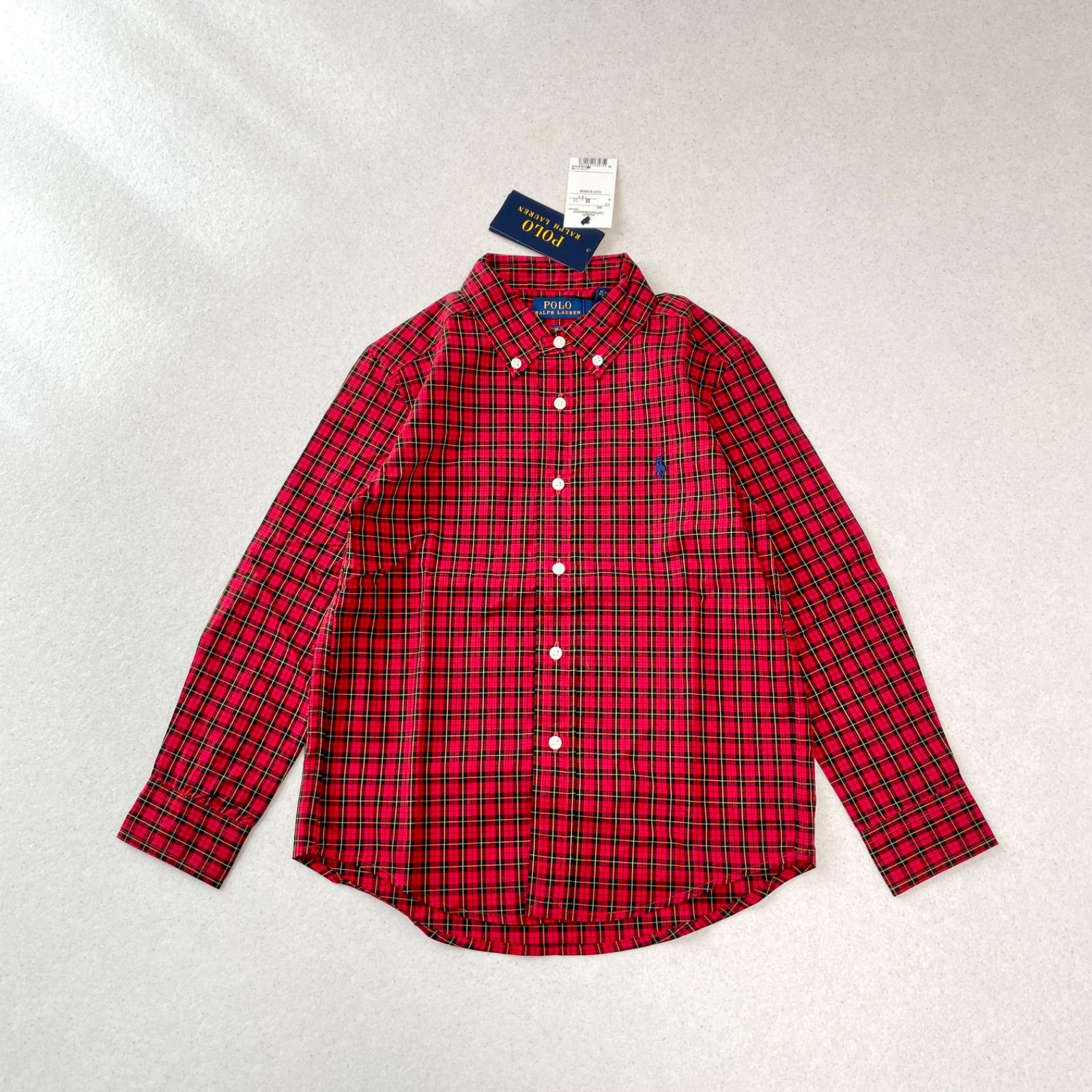 未使用・タグ付き】POLO RALPH LAUREN ポロラルフローレン チェック柄 