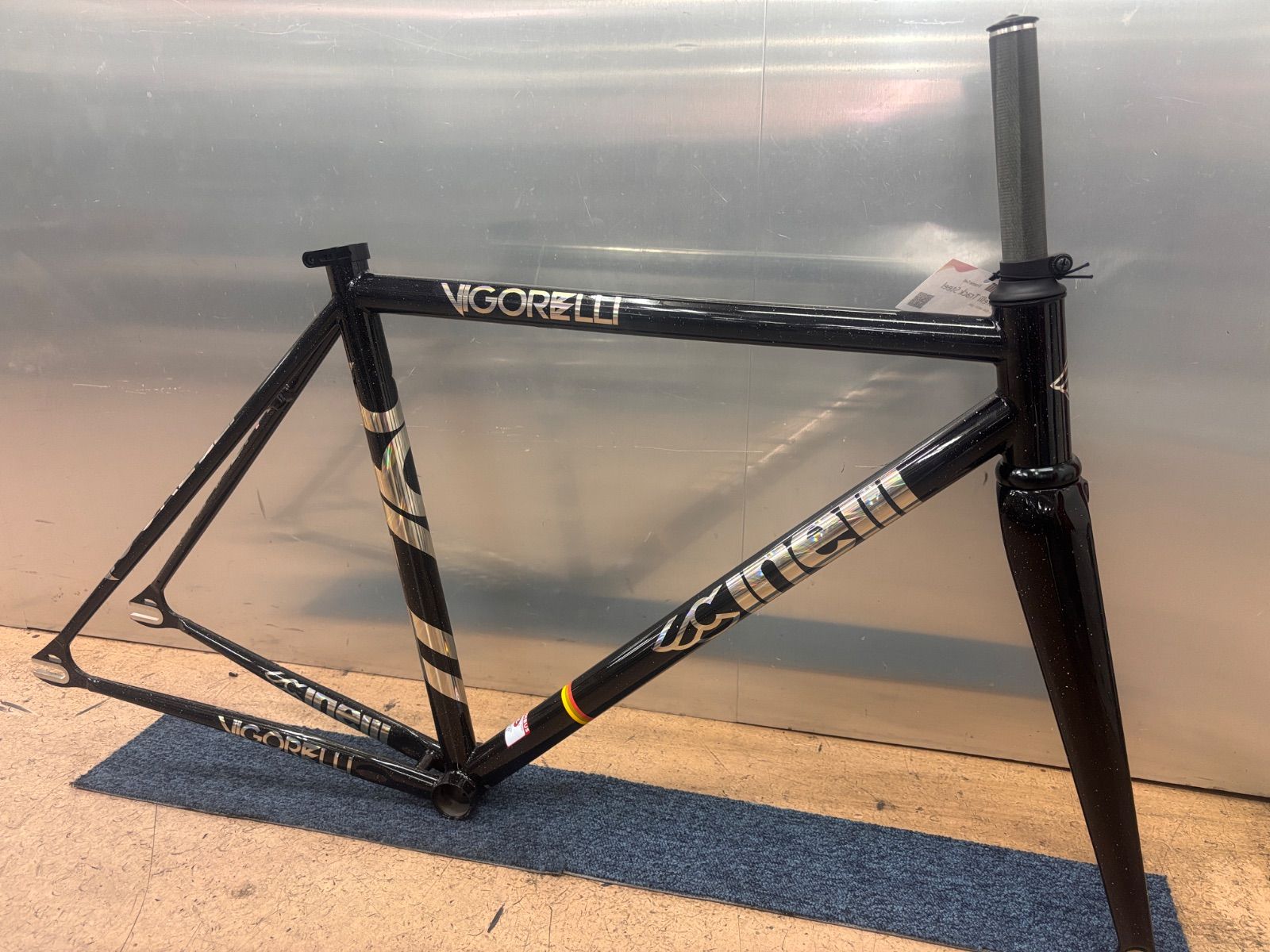 チネリCINELLI VIGORELLI STEEL Sサイズブラックナイト フレームセット
