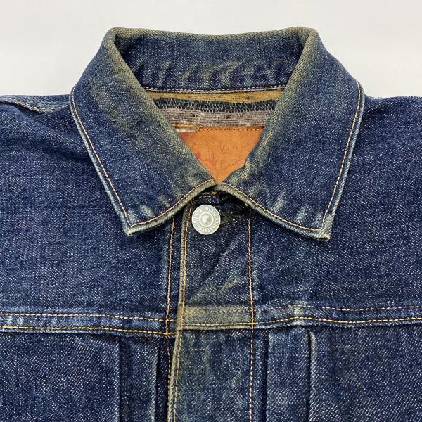 中古】EVISU 戎パッチ 1506 1stデニムジャケット ブランケットライナー