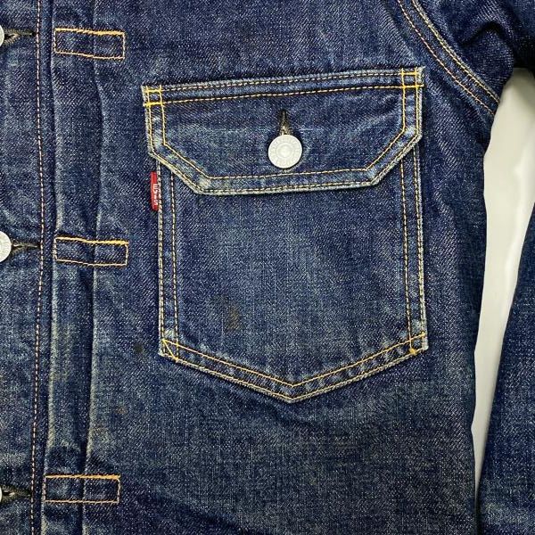 中古】EVISU 戎パッチ 1506 1stデニムジャケット ブランケットライナー
