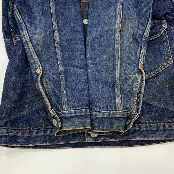 中古】EVISU 戎パッチ 1506 1stデニムジャケット ブランケットライナー