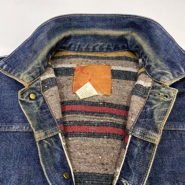 中古】EVISU 戎パッチ 1506 1stデニムジャケット ブランケットライナー