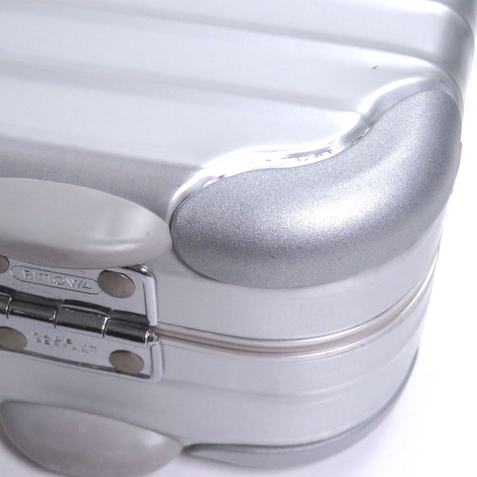 良品□RIMOWA リモワ 909.08 トパーズ アルミニウム 2WAY