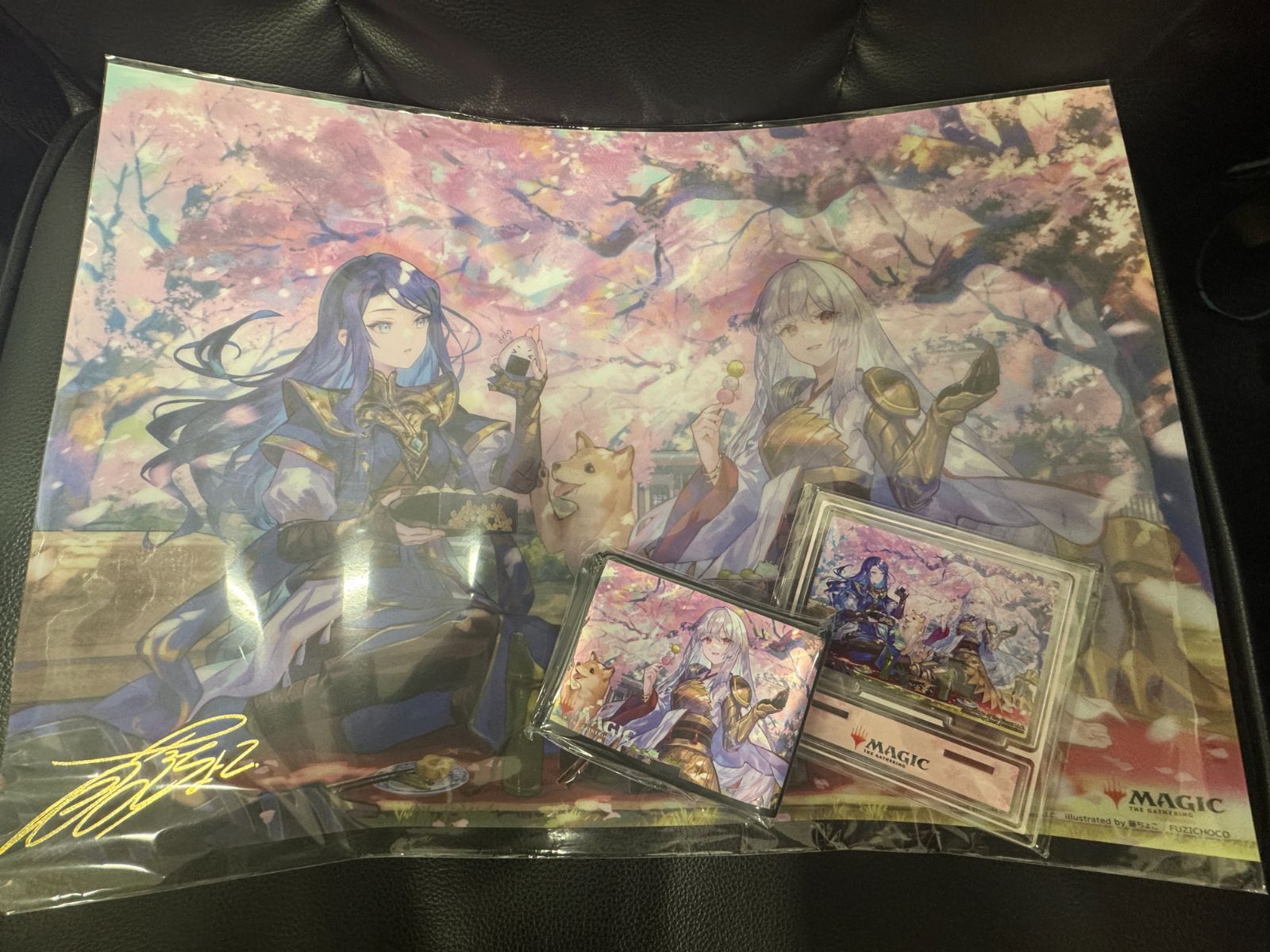 新品 MTG 放浪皇のお花見キャンペーン ビジュアルボード スリーブ 